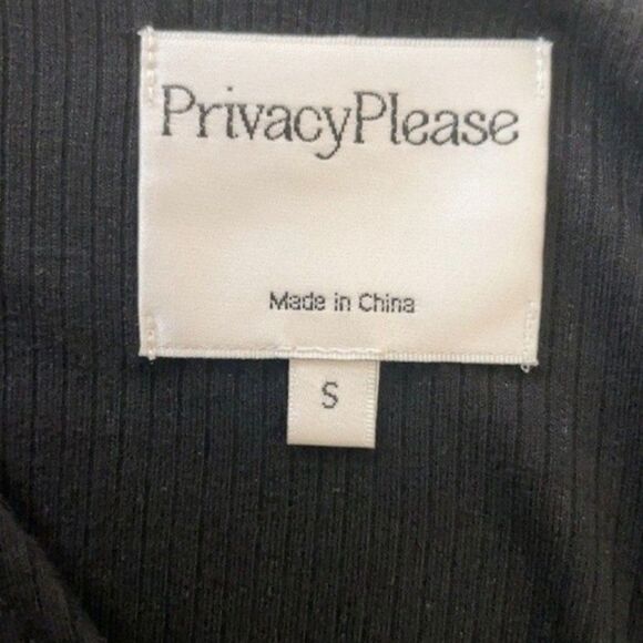 2 for $30 REVOLVE PRIVACY PLEASE Xenia Black Lace-Up Bodysuit - Picture 8 of 13